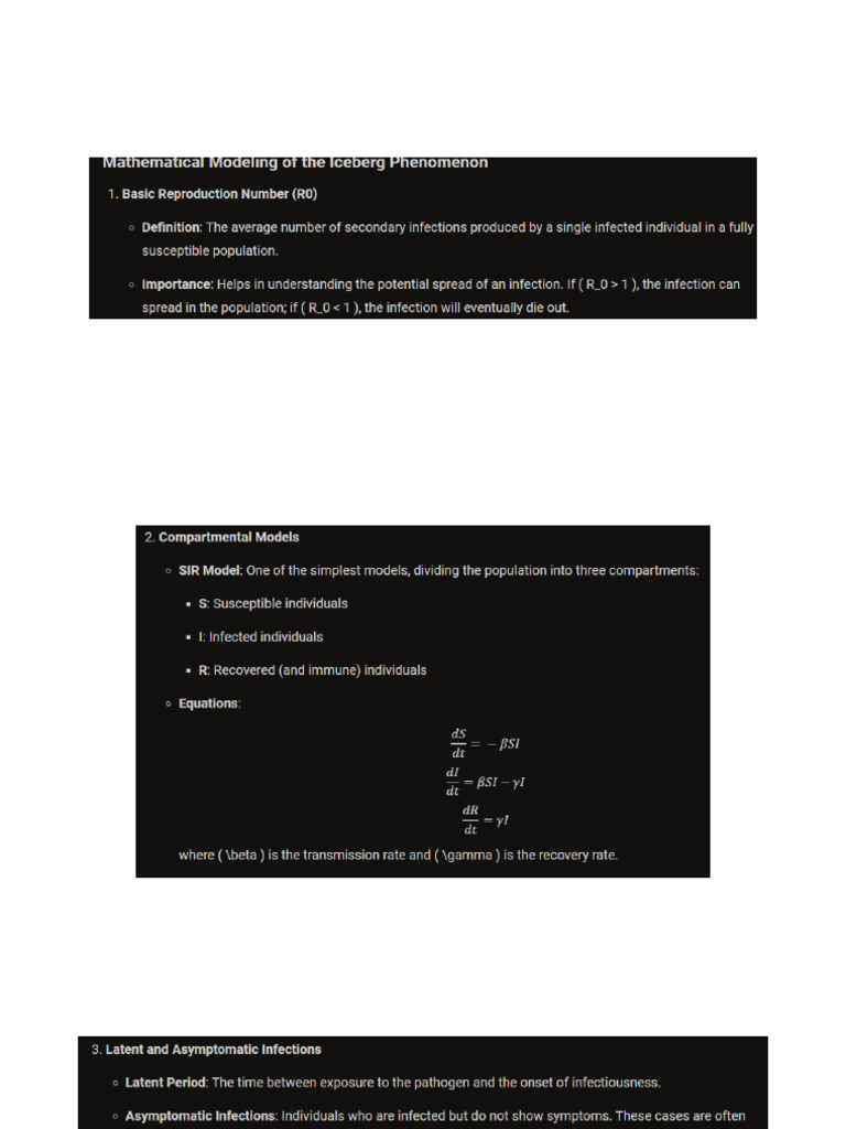 Iceberg Mathematical Modelling | PDF