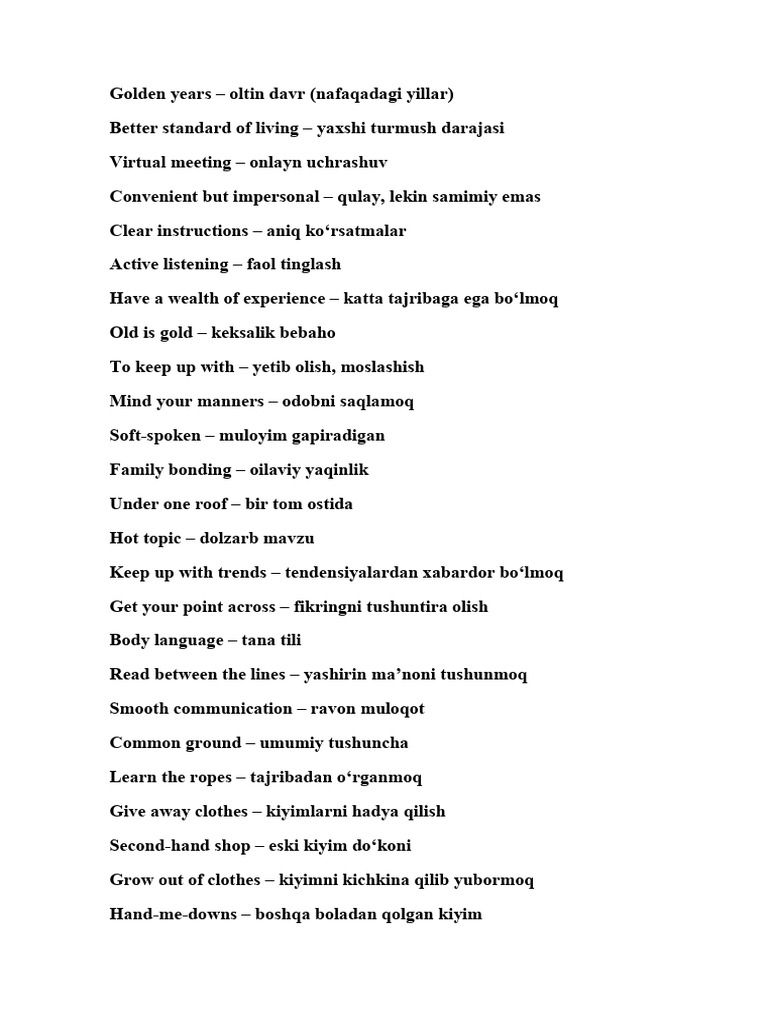 Key Concepts for Modern Living | PDF