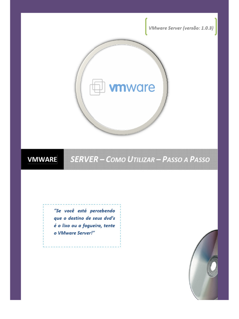 Tutorial VMware Server: Passo a Passo | PDF | VMware | Arquitetura de ...
