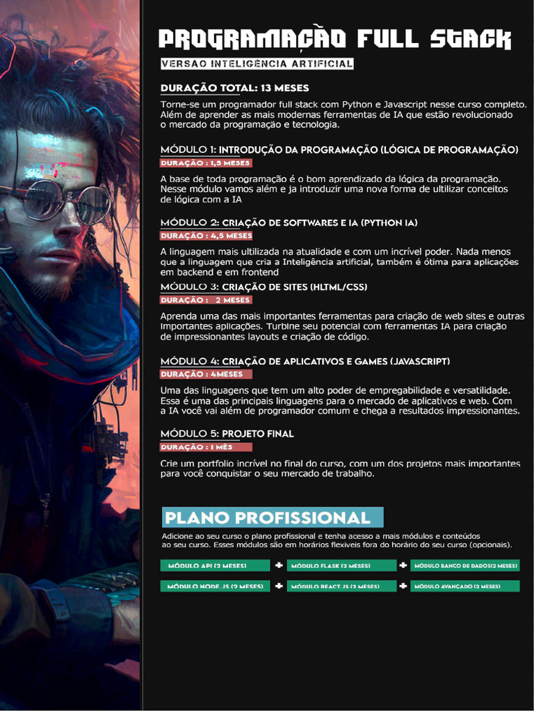Ementa - Programação Full Stack 2025.1 | PDF