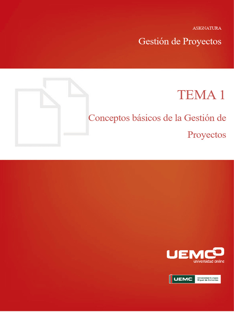 Conceptos Clave en Gestión de Proyectos | PDF | Gestión de proyectos ...