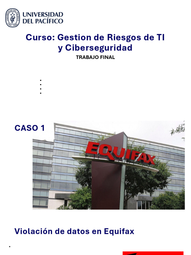 Análisis de Riesgos en Ciberseguridad Equifax | PDF | La seguridad ...