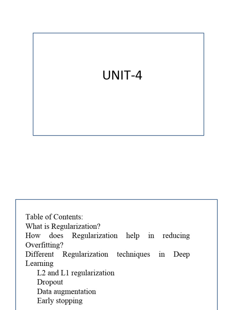 Regularization Techniques in Deep Learning | PDF | Applied Mathematics ...