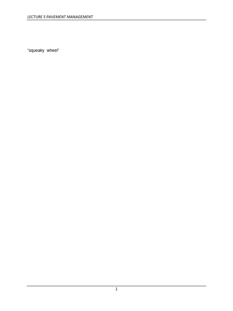 Lecture 5 Pavement Management 16.02.2022 | PDF | Geographic Information ...