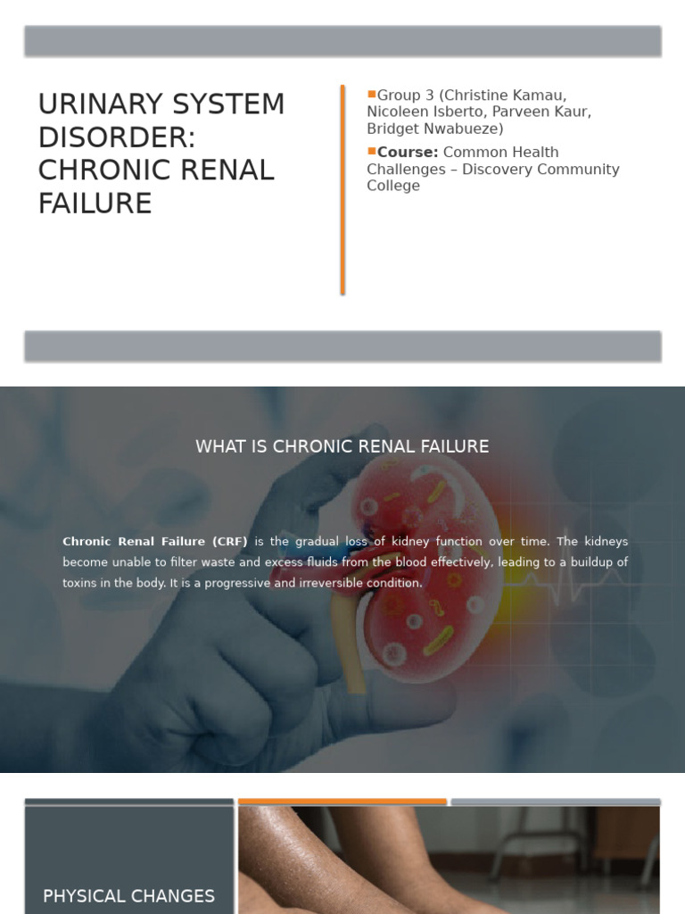 Understanding Chronic Renal Failure | PDF | Kidney | Edema