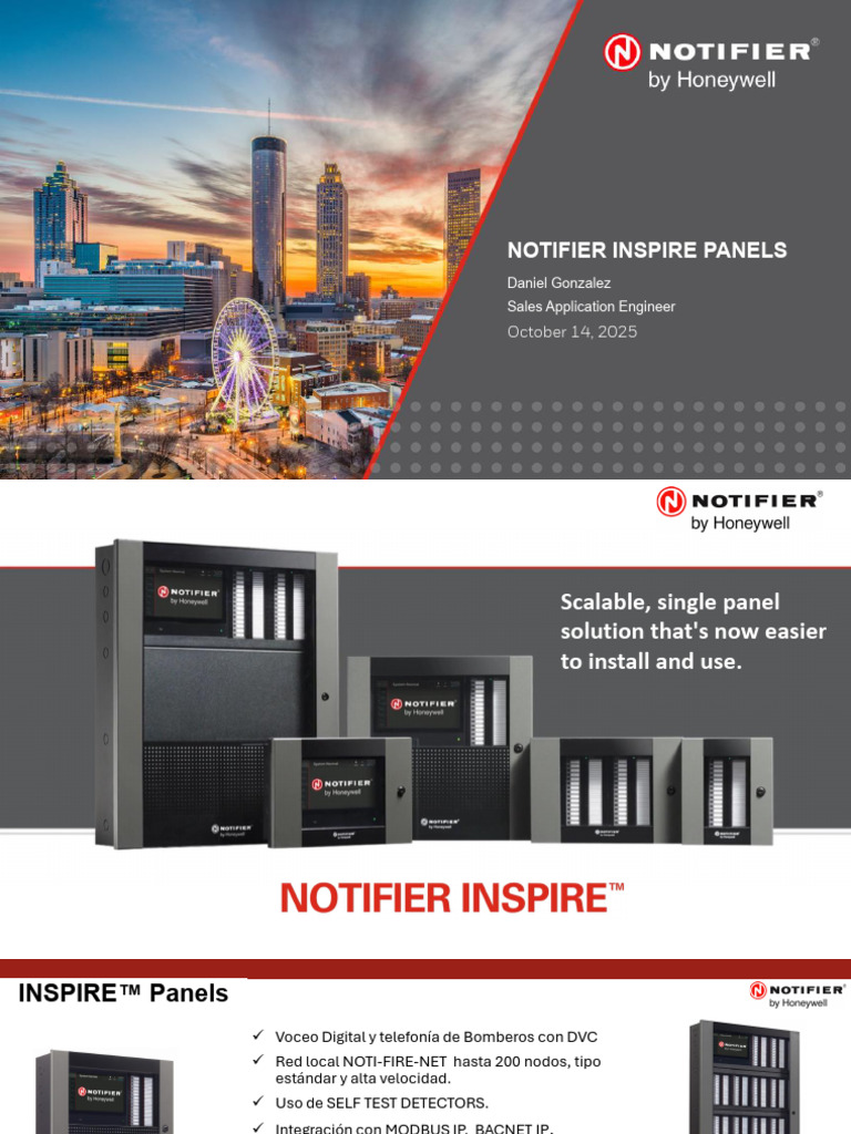 Paneles Notifier Inspire N16: Soluciones y Capacidades | PDF | Ciencias ...