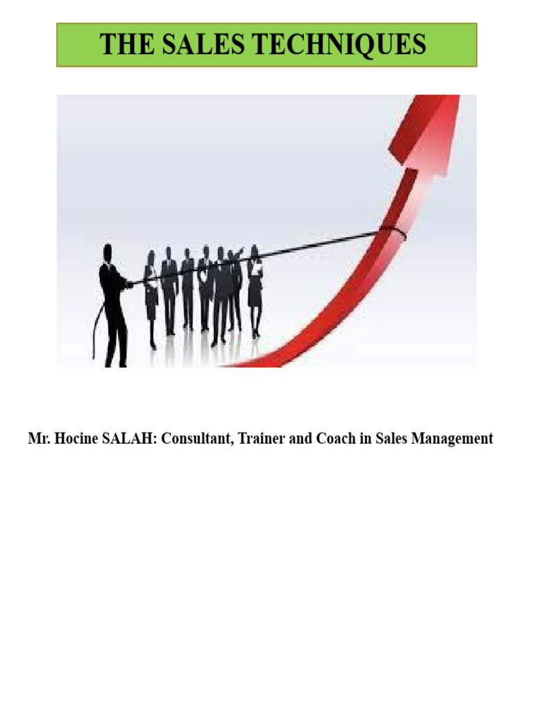 Effective Sales Techniques Guide | PDF | Sales | Negotiation
