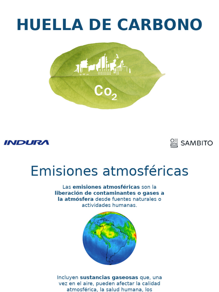 Capacitacion Huella Carbono | PDF | Gases de efecto invernadero ...