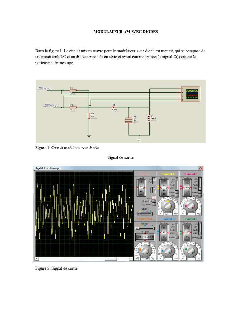 Modulateur AM : Diodes et Transistors | PDF | Diode | Émetteur