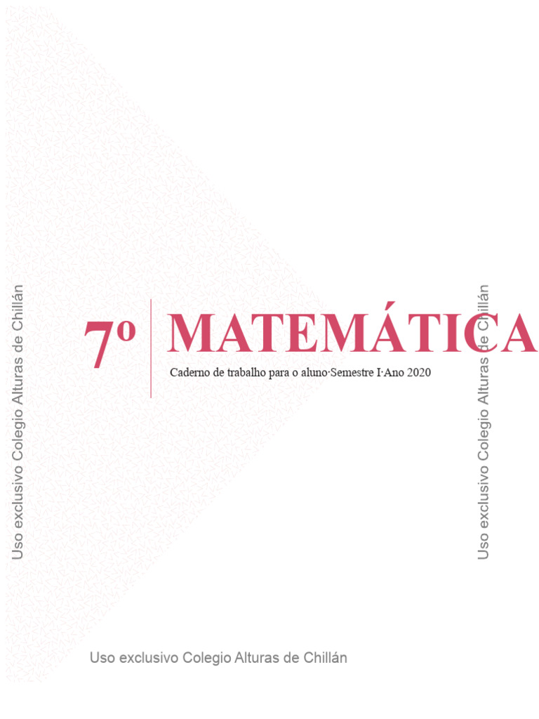 Matemática-7°-Básico | PDF | Faculdade