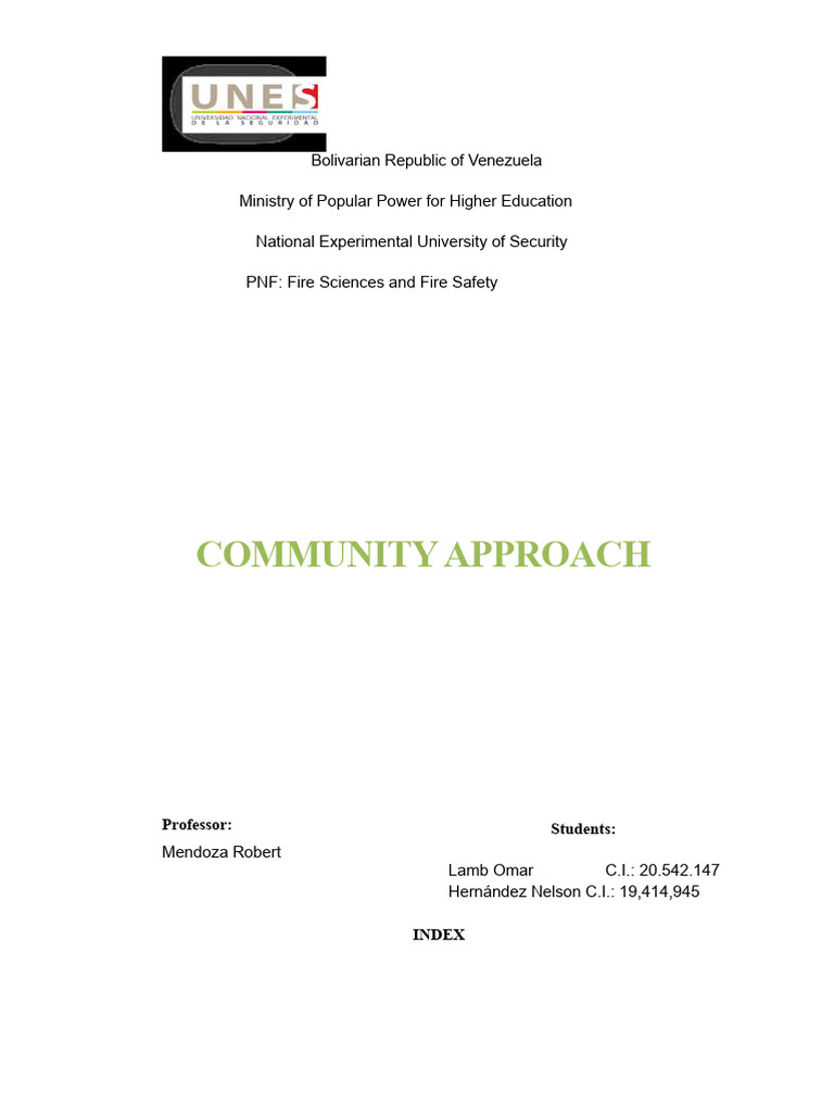 The Community Approach - Ready Work | PDF | Community | Cartography