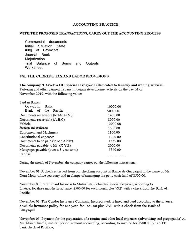 Accounting Practice 2ND | PDF | Invoice | Banks