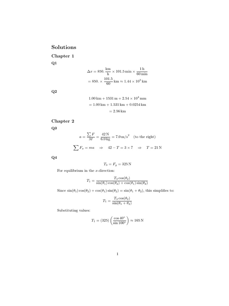 Solutions | PDF