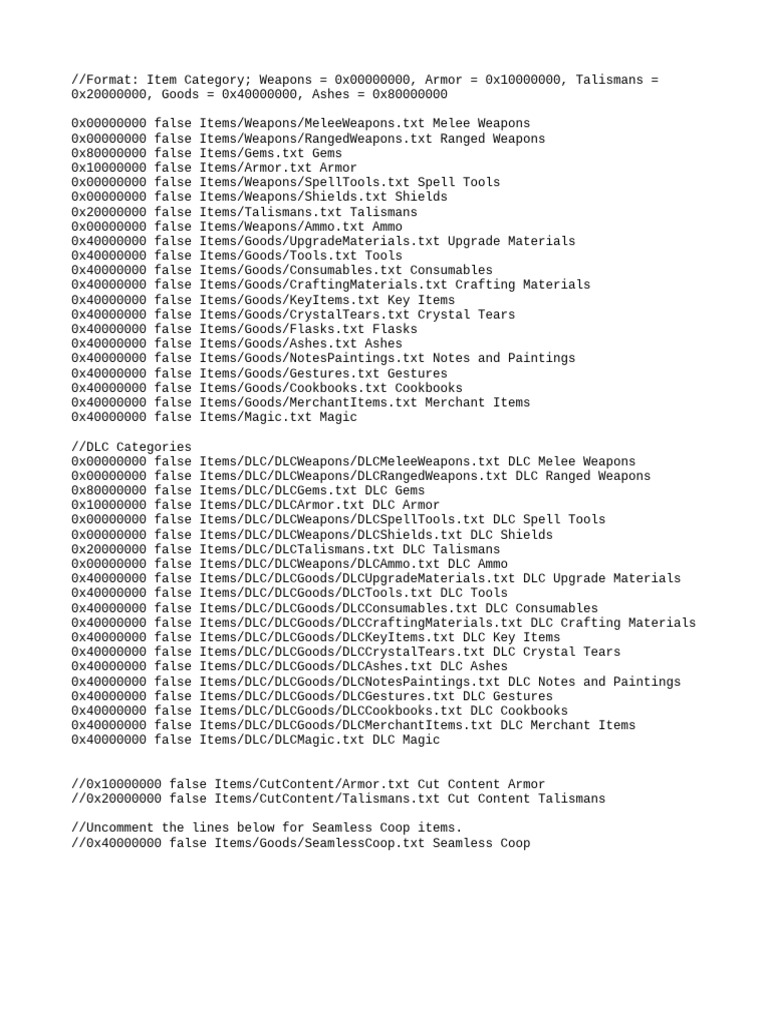 Item Categories | PDF | Role Playing Games | Video Games