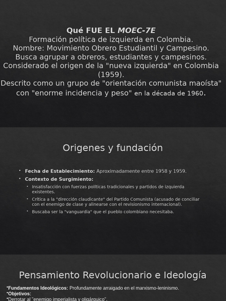 Moec - 7e | PDF | Guerra de guerrillas | Movimientos politicos