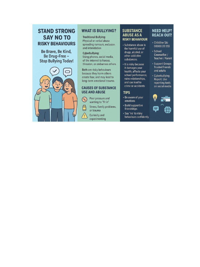 Stand Strong Say No Image | PDF