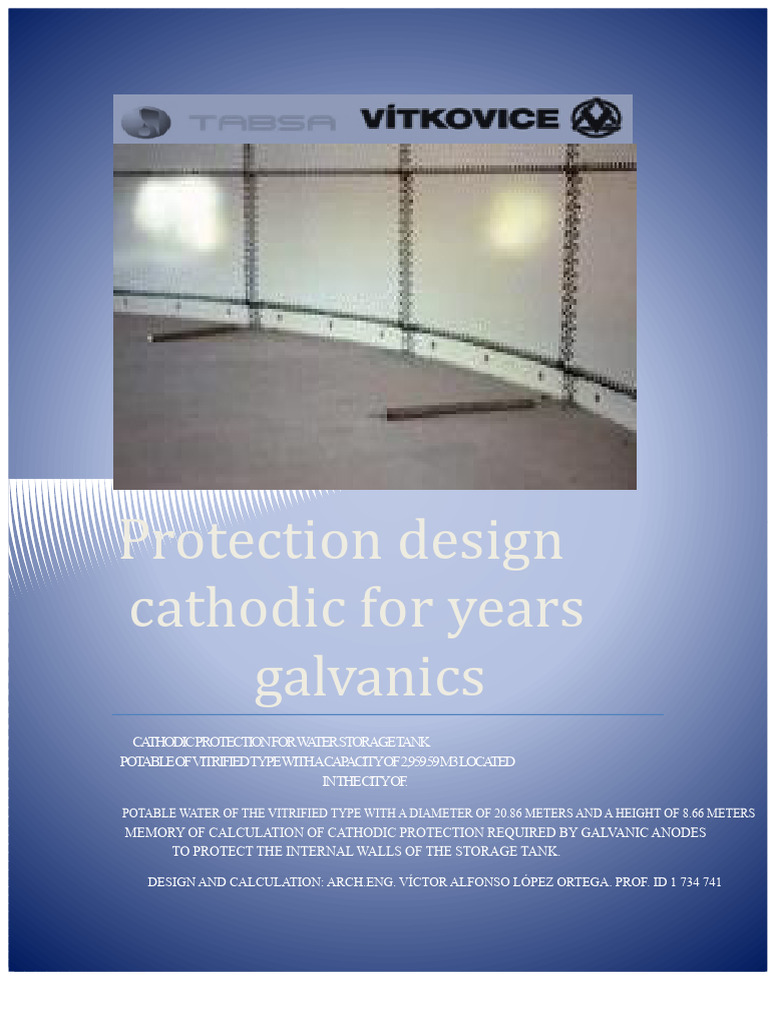 Cathodic Protection for Water Tank Design | PDF | Corrosion ...