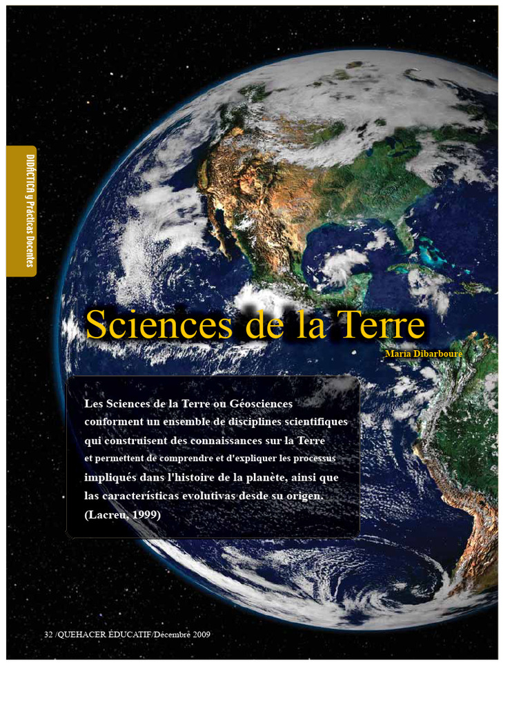Introduction aux Sciences de la Terre | PDF | Science | Terre