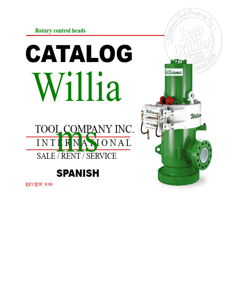 Rotary Control Heads Catalog Overview | PDF | Oil Well | Blowout (Well ...