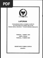 Download k9 Kunjungan Laporan Kunjungan Kerja Komisi Ix Dpr Ri Ke Provinsi Sulawesi Selatan by Aniezt Rahman SN94312543 doc pdf