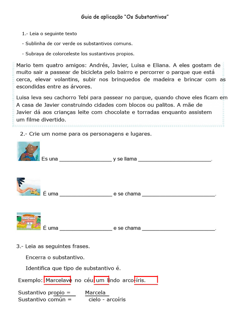 Guia Prático sobre Substantivos | PDF