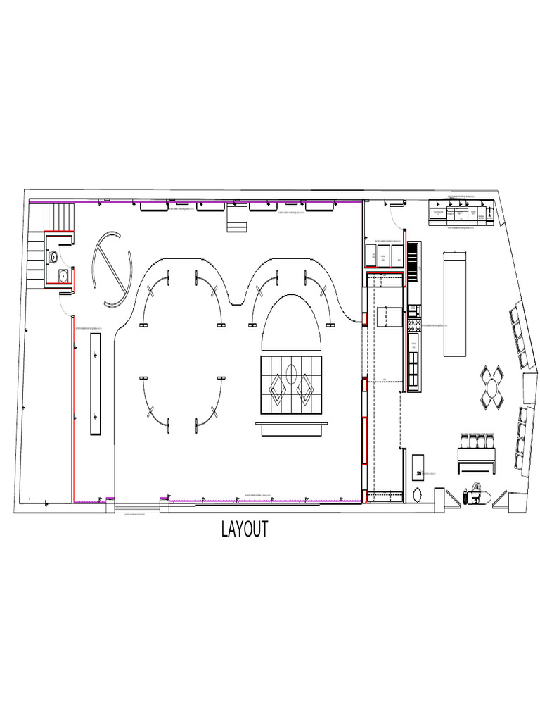 Commercial Kitchen Equipment Layout | PDF | Mains Electricity ...