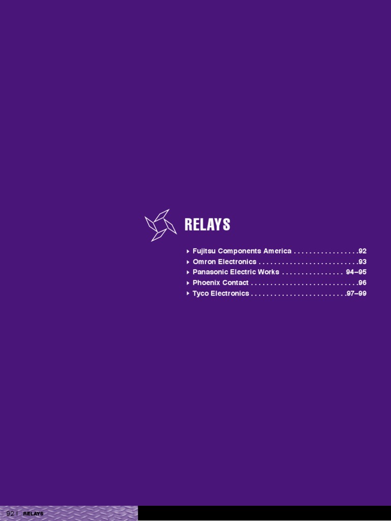 Relays PDF Relay Switch