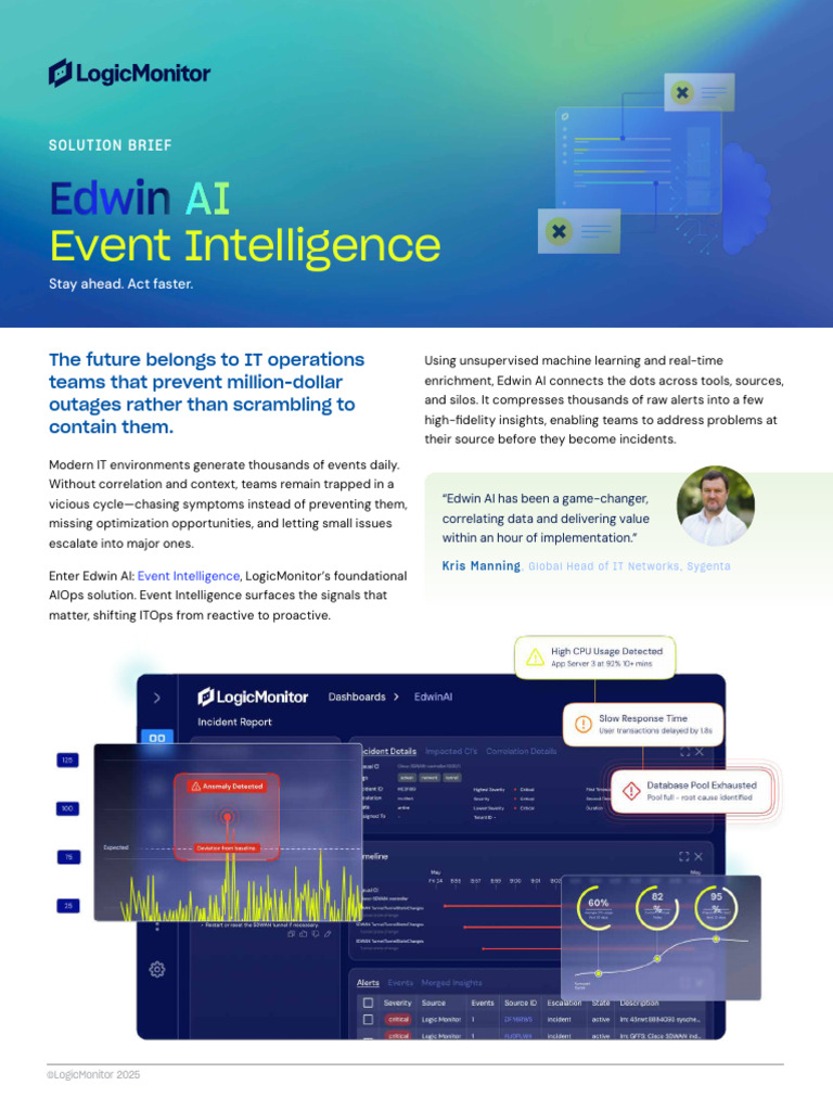 Event Intelligence with Edwin AI Solutions | PDF | Artificial ...