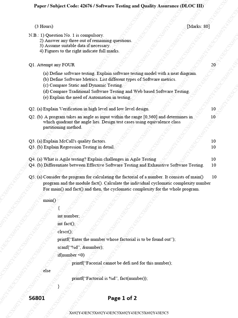Software Testing and Quality Assurance Guide | PDF | Software Testing ...