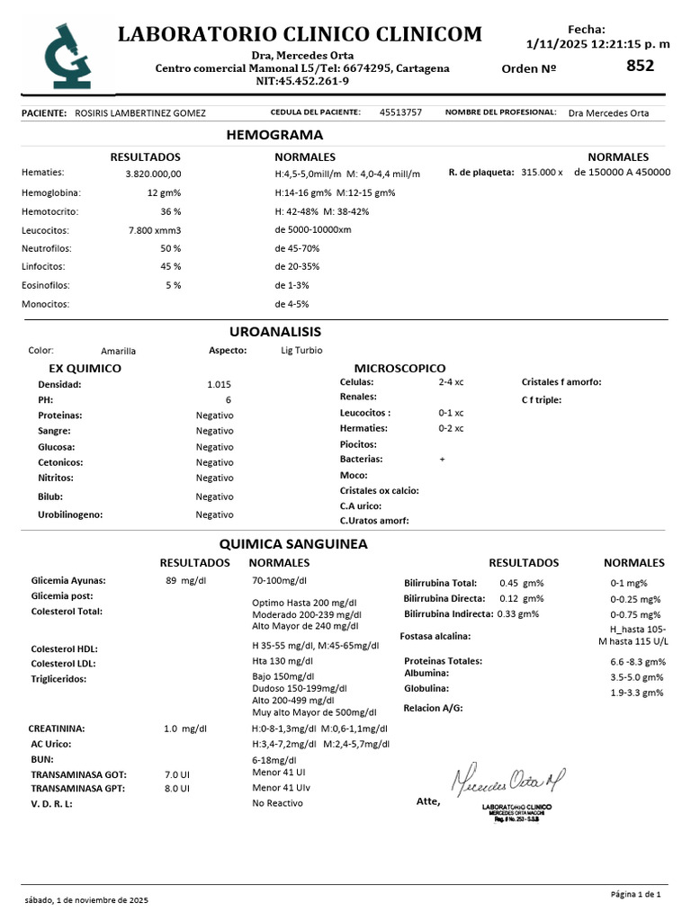 ROSIRIS LAMBERTINEZ Nov 1 2 | PDF | Biología Celular | Tejido (biología)