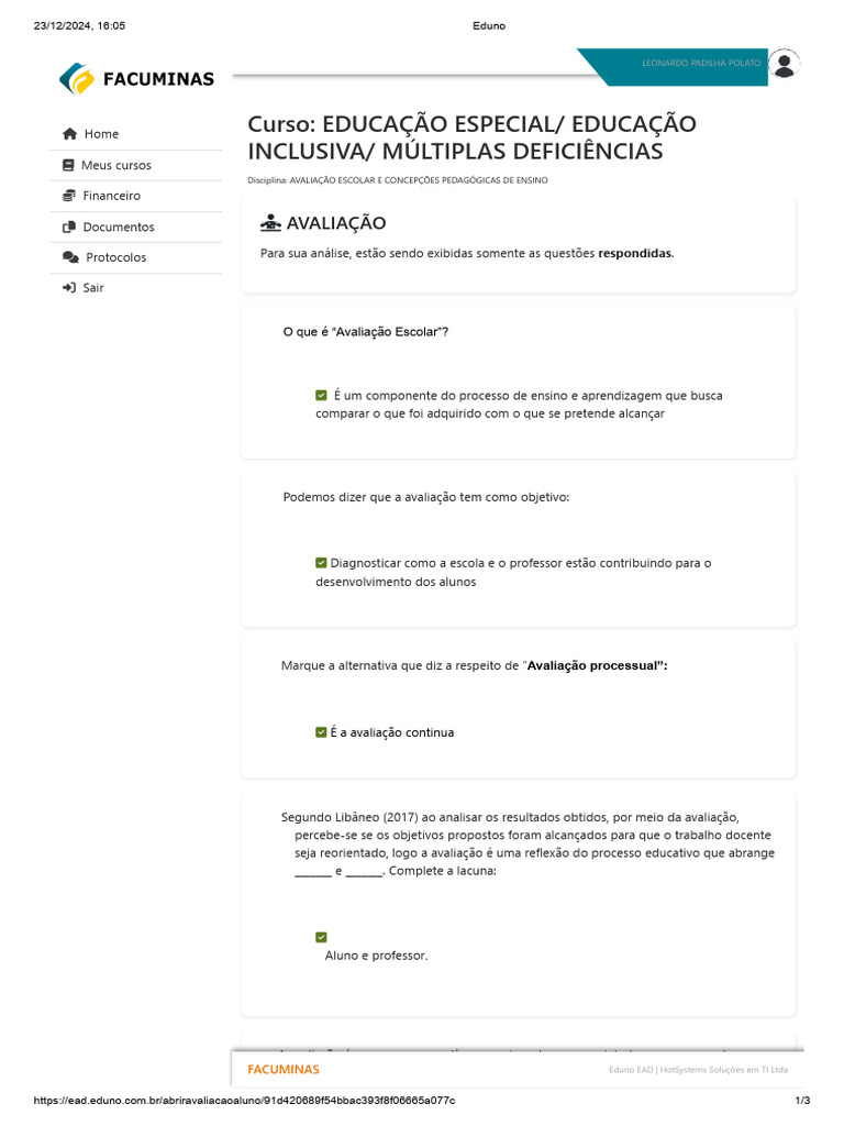 Avaliação Escolar: Conceitos e Práticas | PDF | Pedagogia | Aprendizado