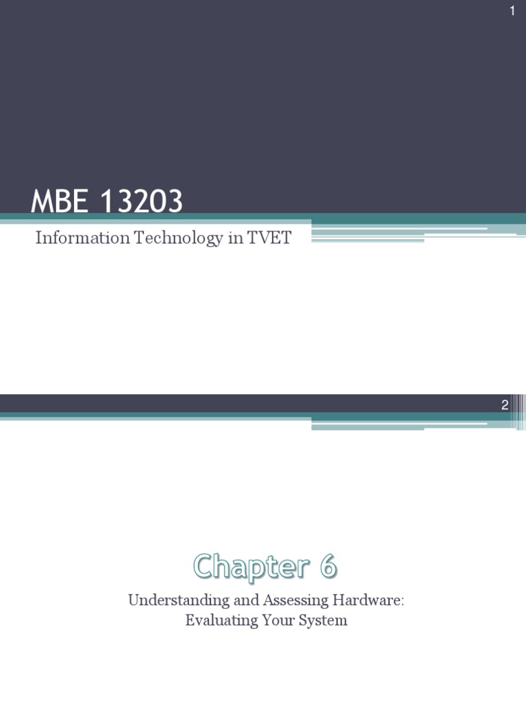 Information Technology in TVET | PDF