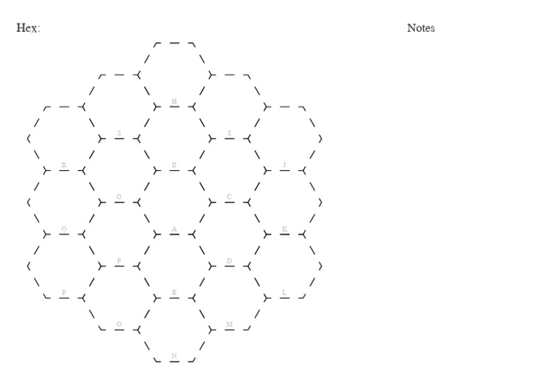 5x5 Hex Grid | PDF