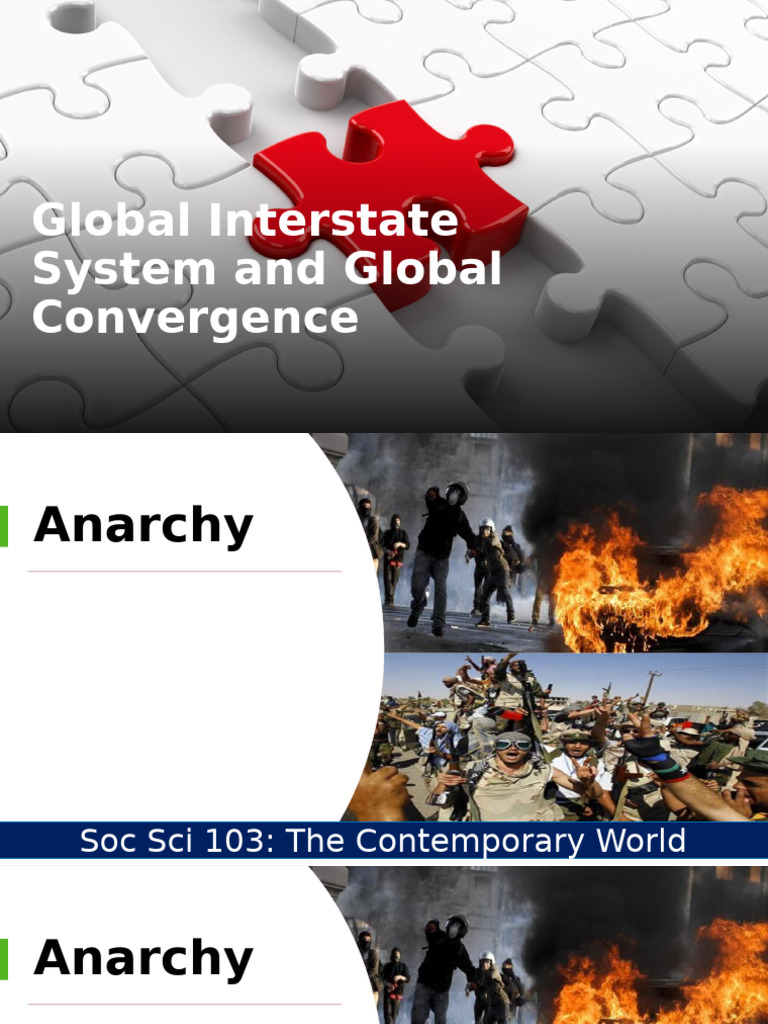 Global Anarchy and Convergence Explained | PDF | United Nations General ...
