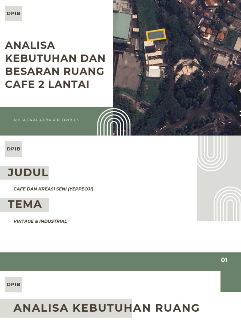Analisa Kebutuhan Ruang Cafe 2 Lantai | PDF