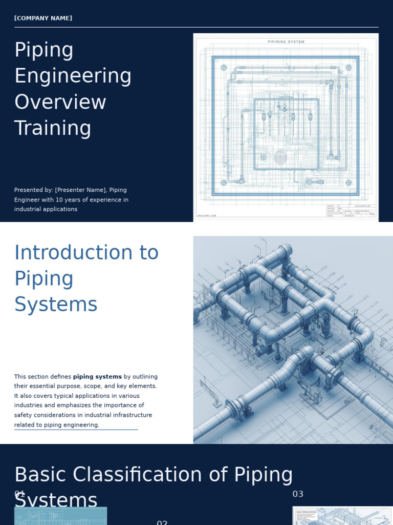 Piping Engineering Training Overview | PDF | Pipe (Fluid Conveyance ...