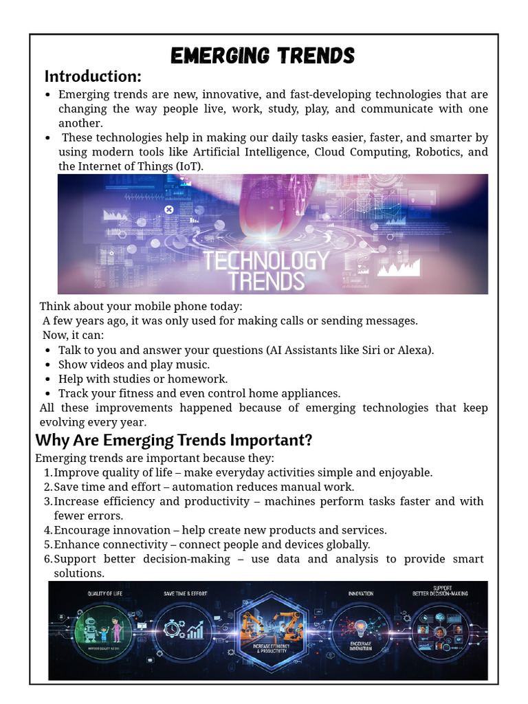 Chapter 2 - EMERGING TRENDS | PDF | Virtual Reality | Augmented Reality