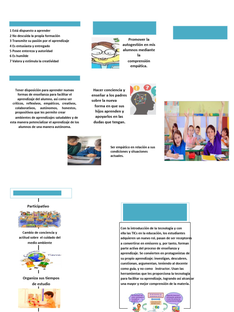 Características del Docente y Estudiante Actual | PDF | Aprendizaje ...