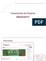 Presentación de Proyecto Educ@contic. #1