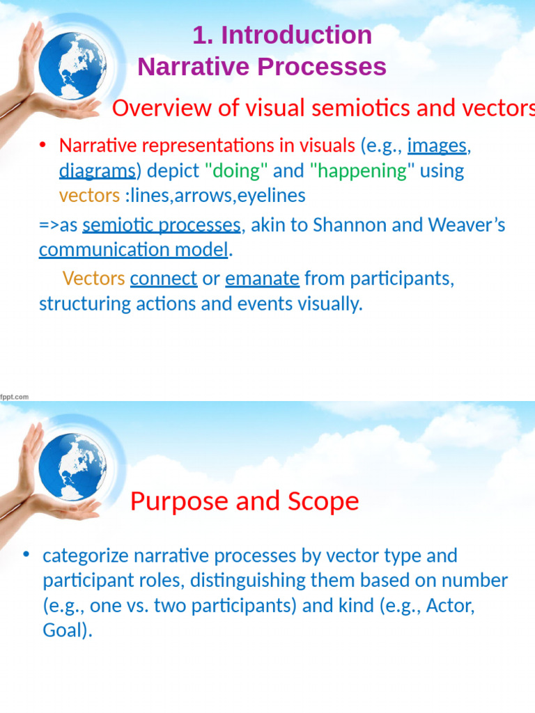 Visual Semiotics in Narrative Processes | PDF | Euclidean Vector ...