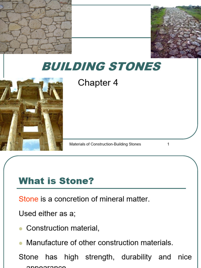 PowerPoint Presentation - Ch04 - Building - Stones | PDF | Rock ...