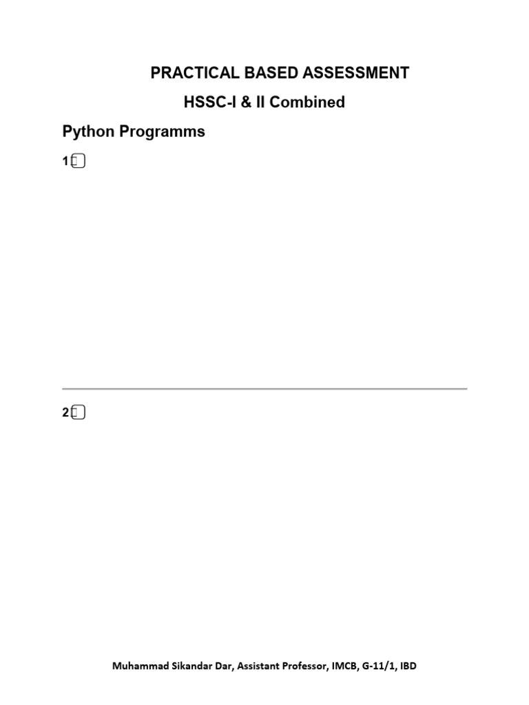 Python Programming Practical Exercises | PDF | Simulation | Usability