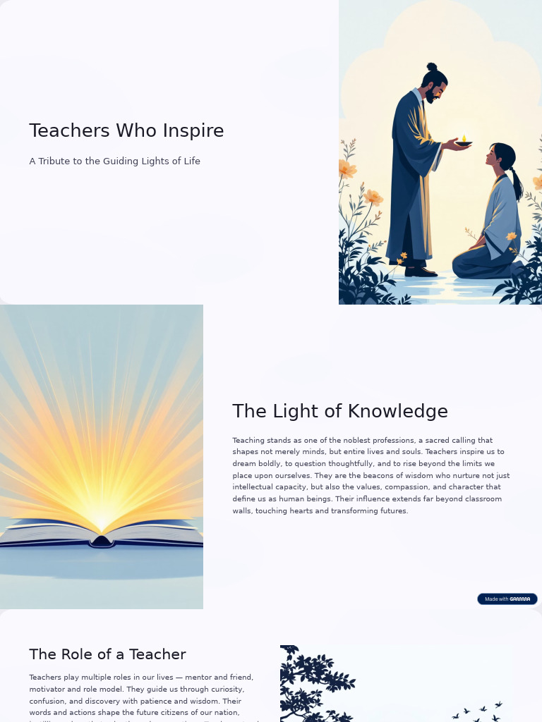 Celebrating Inspiring Teachers' Impact | PDF | Wisdom | Teachers
