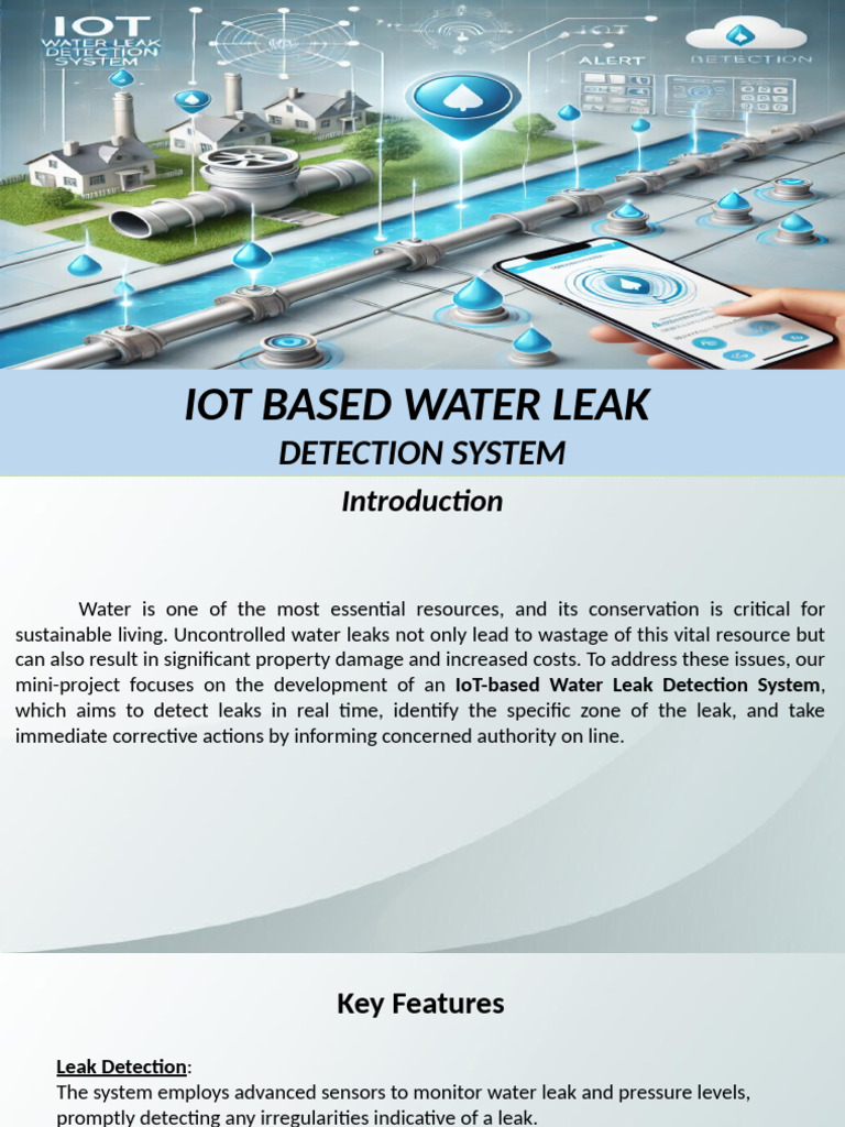 IoT Water Leak Detection System | PDF | Internet Of Things | Leak