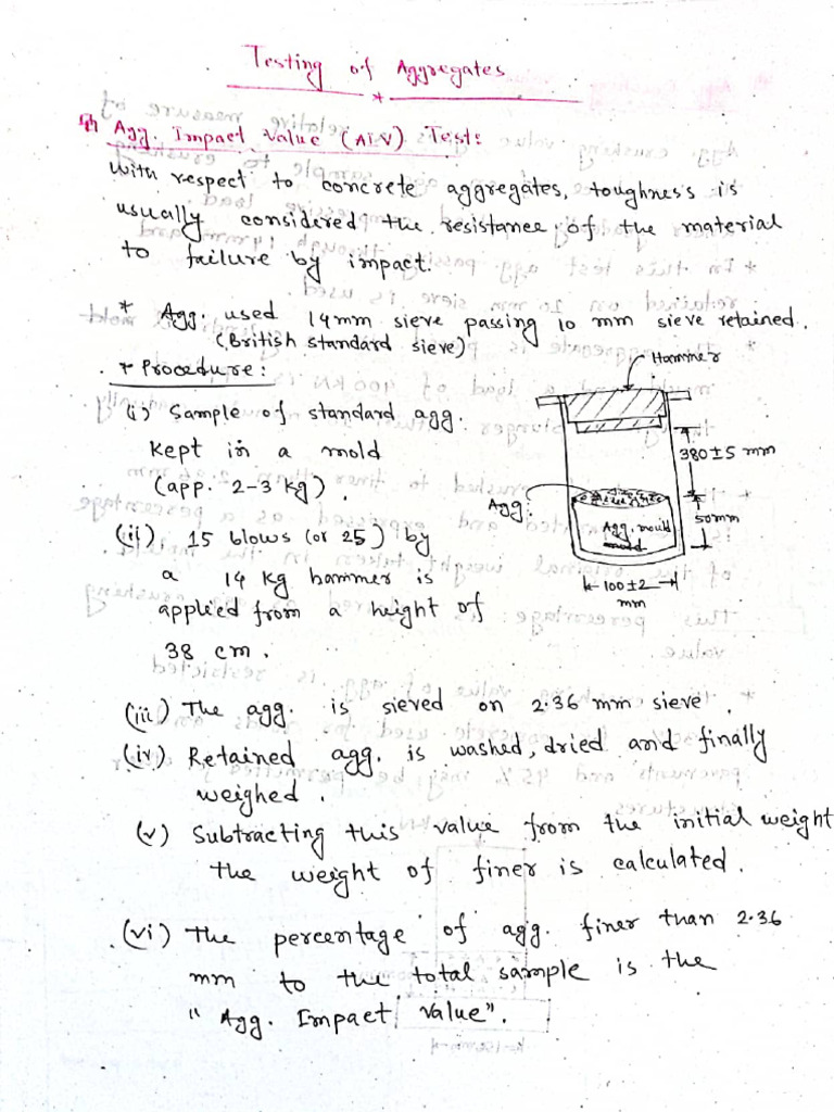 Tests of Aggregate & Concrete | PDF
