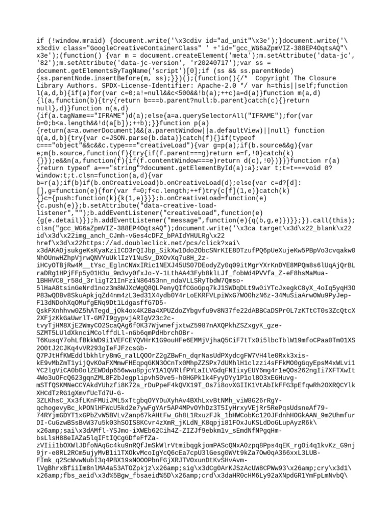 Ad Unit Implementation Code | PDF | Computer Programming | Software ...
