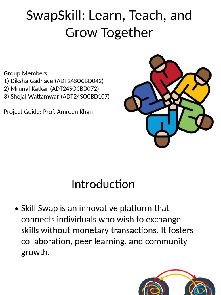 Skill Swap: Peer Learning Platform Overview | PDF | Learning ...