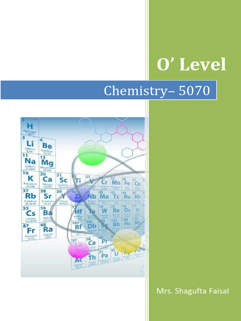 O' Level Organic Chemistry Notes | PDF | Alkene | Alkane
