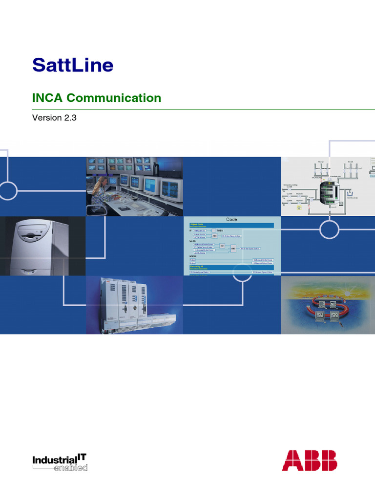 SattLine INCA Communication Overview | PDF | Computer Network | Osi Model