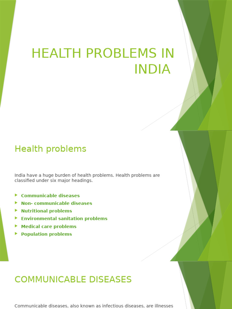 Health Issues and Challenges in India | PDF | Tuberculosis | Infection